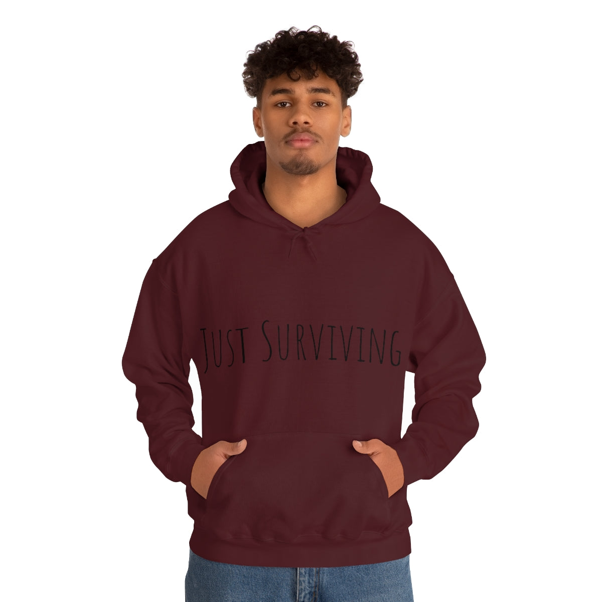 Just Surviving Heavy Hooded Sweatshirt